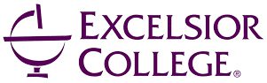 A purple logo for the excellence college.