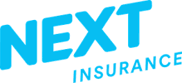 A blue logo for next insurance