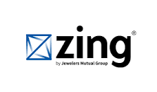 A logo of zing by jewelers mutual group